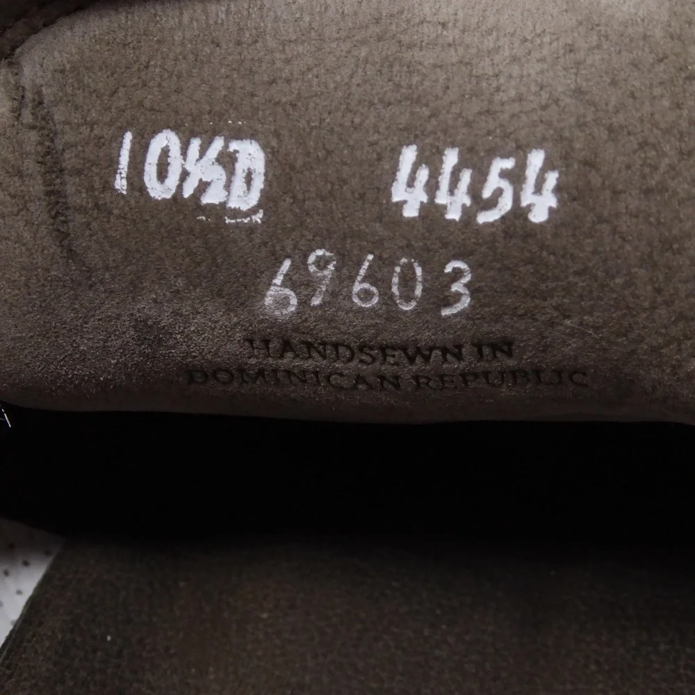 Allen Edmonds Mens Costa Brava Slip On Boat Shoes Gray Suede Size 10.5 D